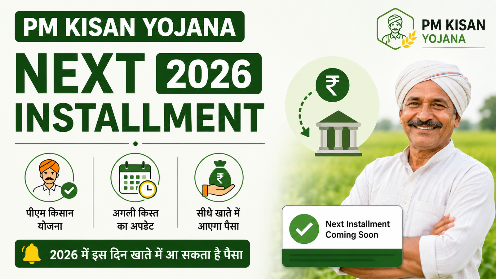PM Kisan Yojana Next Installment 2026